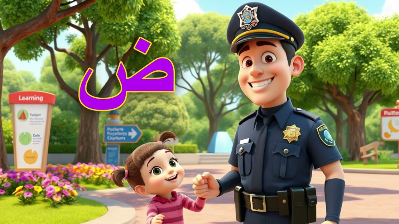 حرف الضاد | تعليم الحروف العربية للأطفال | ضَ ضُ ضِ - Learn Arabic Letter Daad for Kids