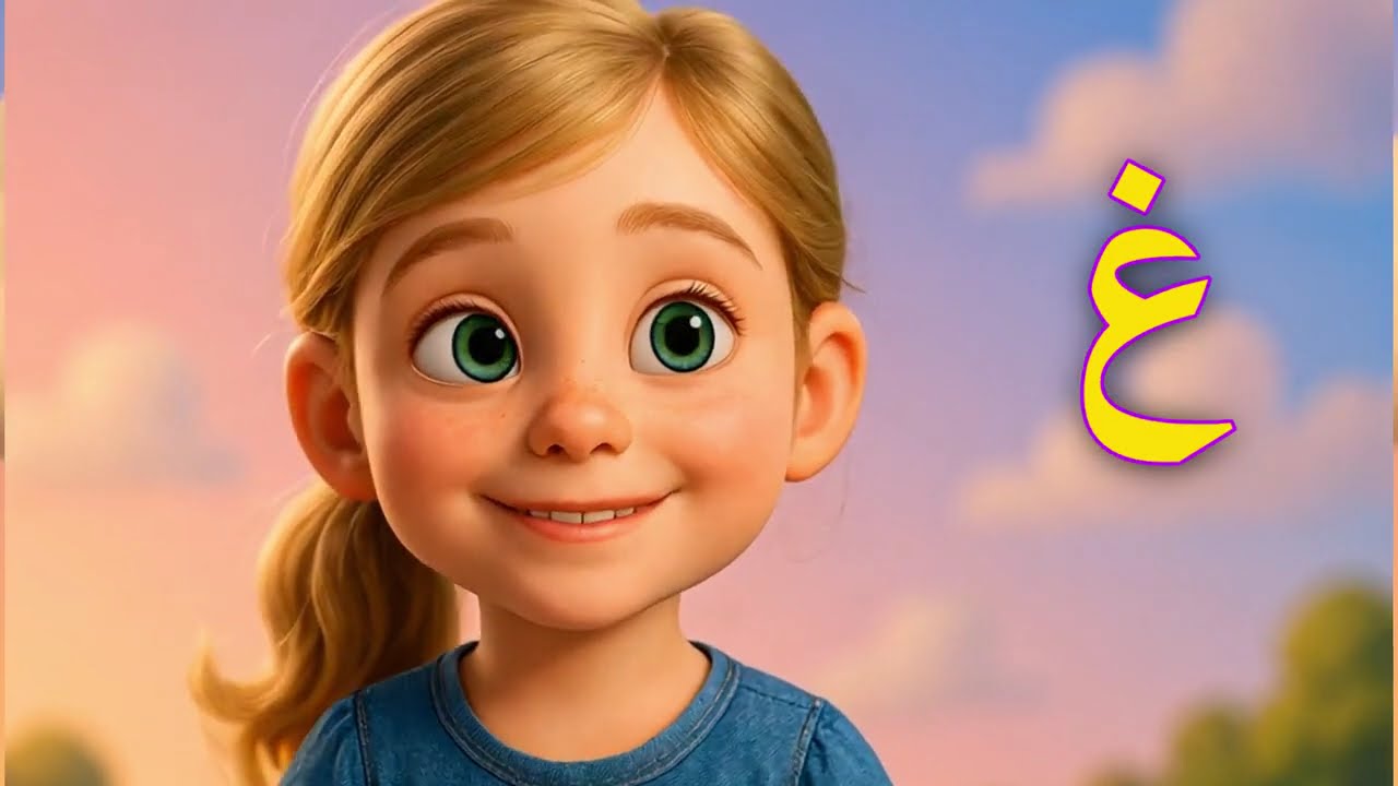 حرف الغين | تعليم الحروف العربية للأطفال | غَ غُ غِ - Learn Arabic Letter Ghayn for Kids