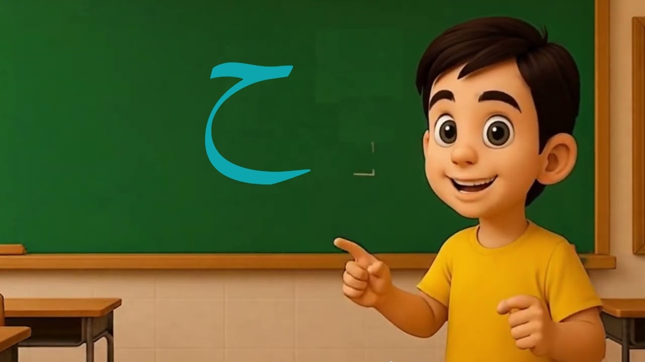 Arabic Alphabet Letters - (ح) - تعلم حرف الحاء