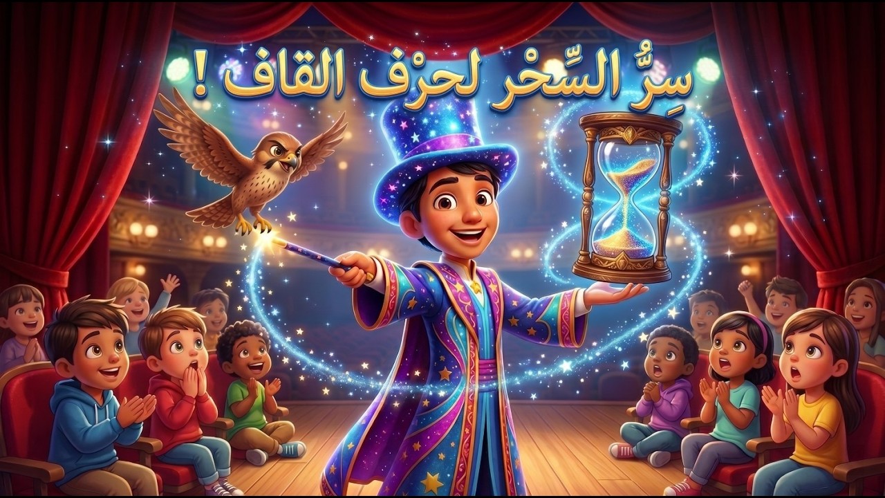 لعبة وتحدي حرف القاف للأطفال 🎮🕵️‍♂️ | العب وتعلم الحروف العربية مع kjkids