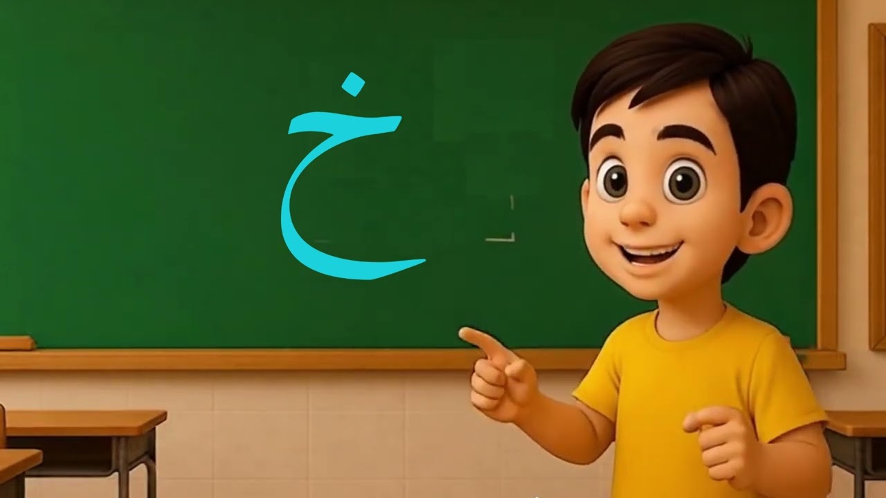 Arabic Alphabet Letters Khaa - (خ) هيا نتعلم حرف الخاء