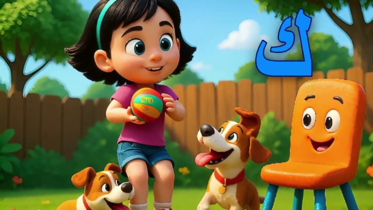 حرف الكاف | تعليم الحروف العربية للأطفال | كَ كُ كِ | Learn Arabic Letter Kaaf for Kids