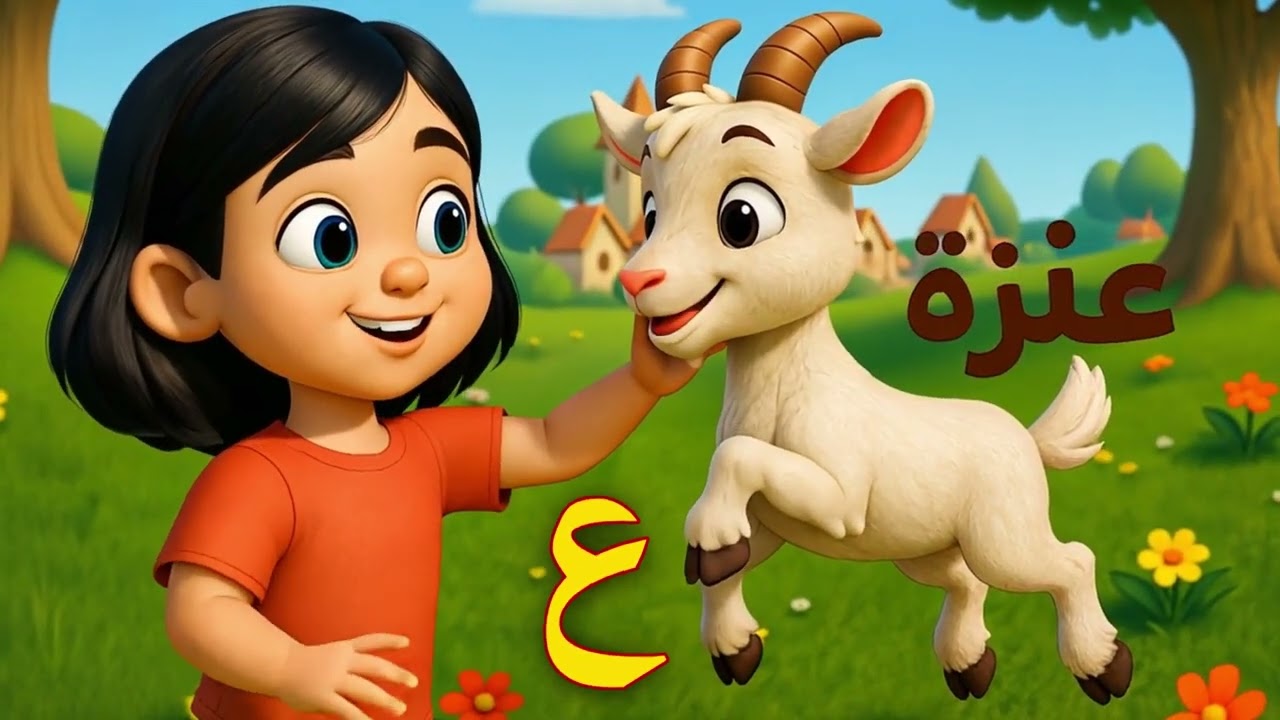 حرف العين | تعليم الحروف العربية للأطفال | عَ عُ عِ - Learn Arabic Letter Ain for Kids