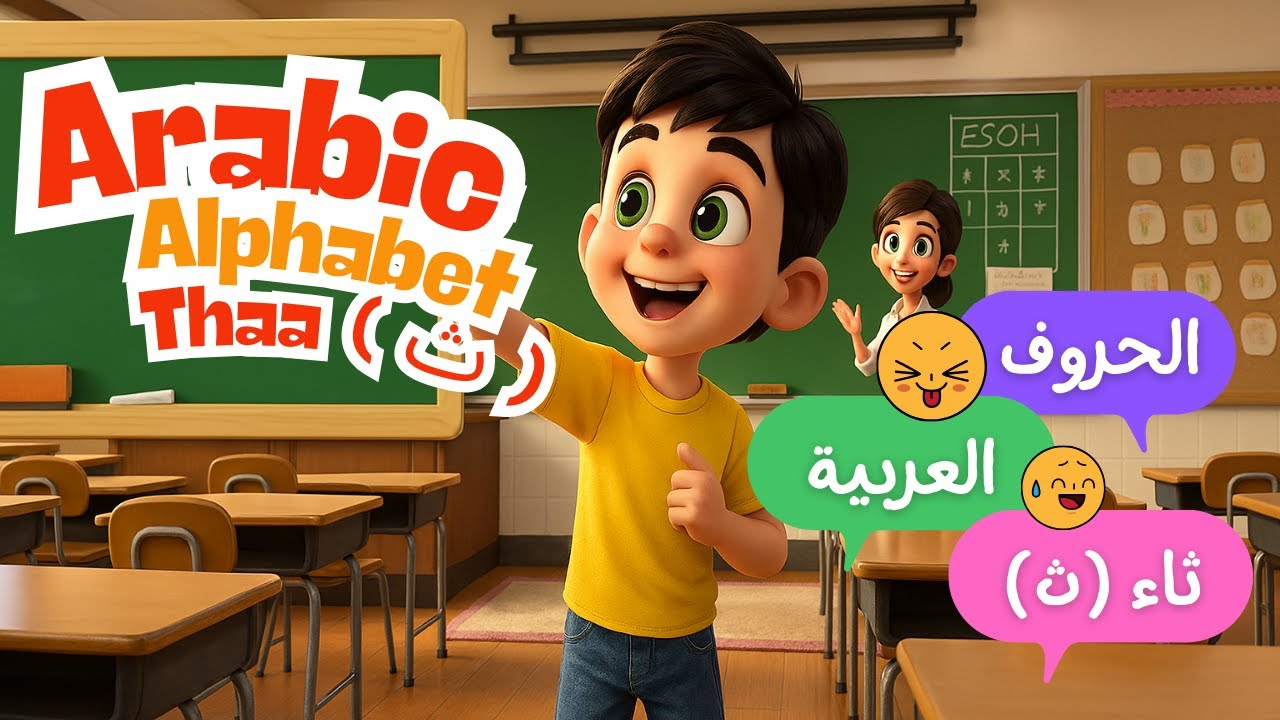 كيف تنطق حرف الثاء بطريقة صحيحة وسهلة؟ - Arabic Alphabet Letter Thaa