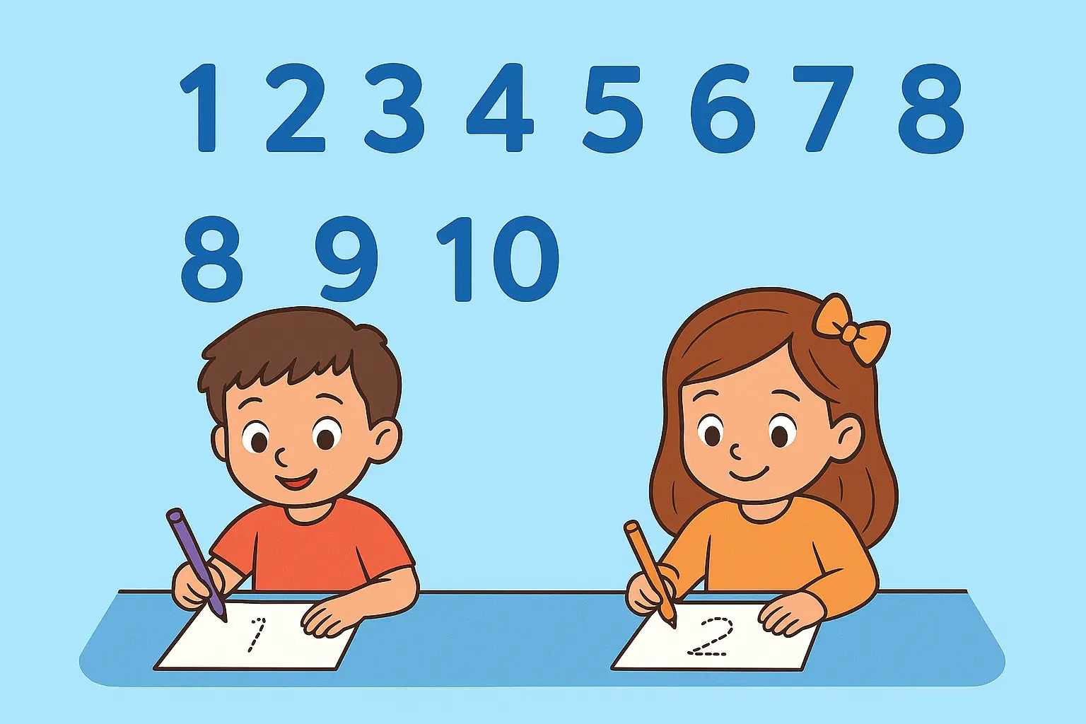 Arabic Number Tracing (0–10)
