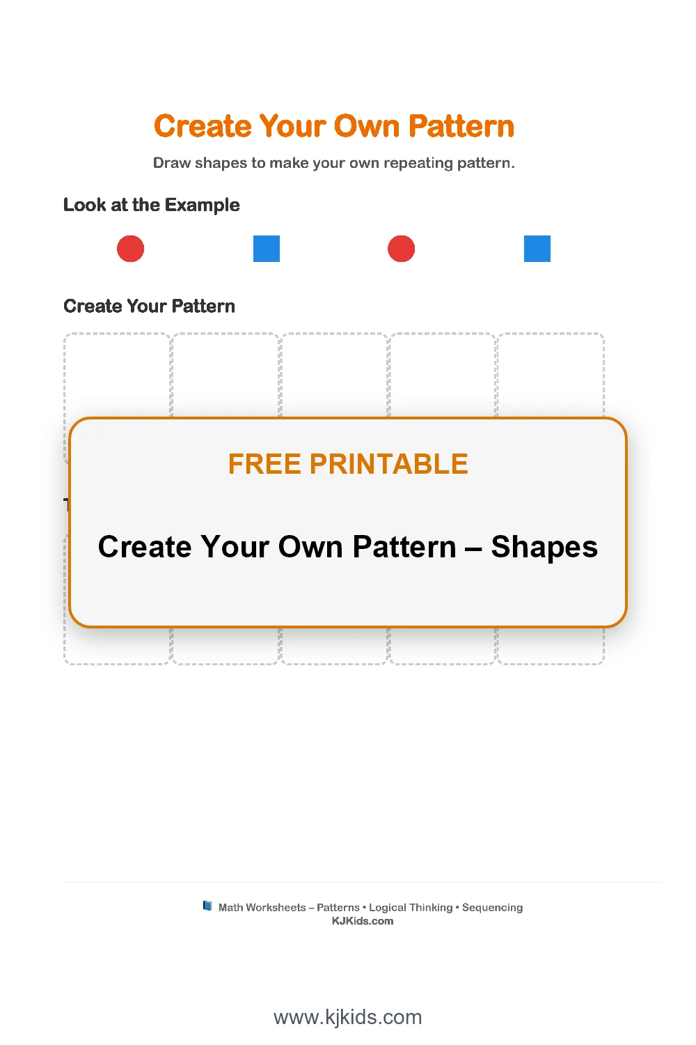 Create Your Own Pattern – Shapes