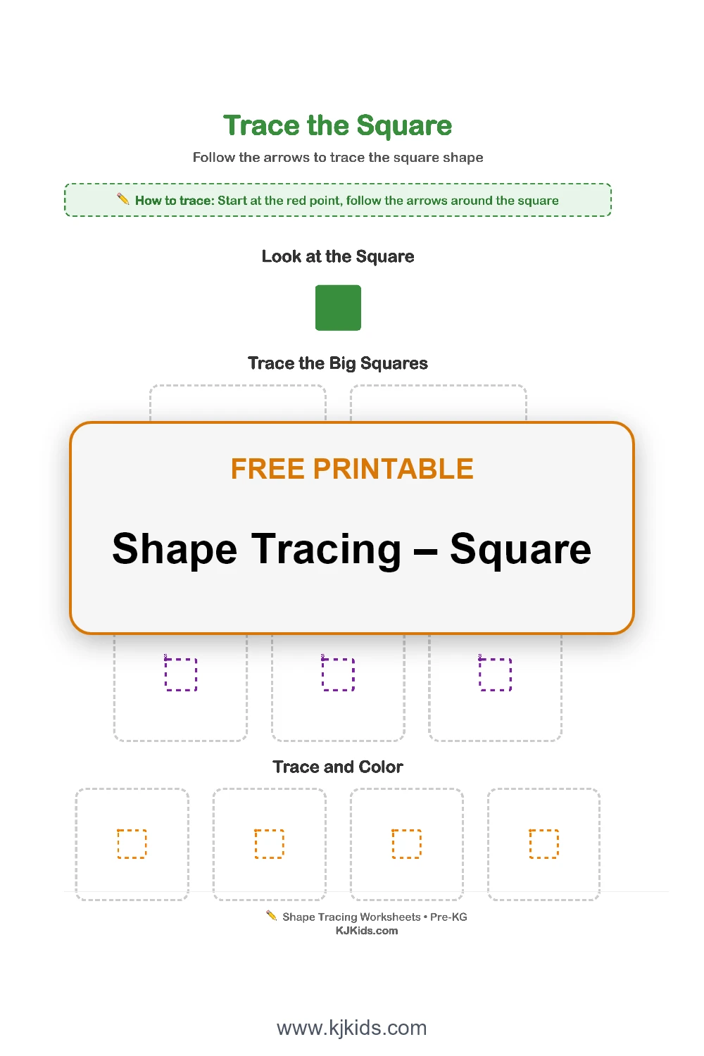 Shape Tracing – Square