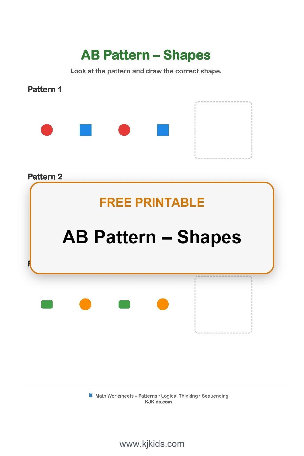 AB Pattern – Shapes